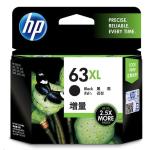 HP 63XL Ink Cartridge Black, Yield 480 pages for HP DeskJet 2130, 2131,3630, 3632, HP Envy 4522, 4520, OfficeJet 3830, 4650, 5220 Printer