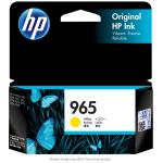 HP 965 Ink Cartridge - Yellow 700 Pages - for OfficeJet Pro 9010 / 9012 / 9018 / 9019 / 9020 / 9028 Printer