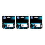 HP 965 Black, (3 pcs) Yield 1000 pages for OfficeJet Ink Value Pack Pro 9010 , 9012, 9018, 9019, 9020, 9028 Printer
