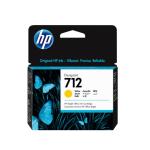 HP 712 29ml Ink Cartridge - Yellow for HP Design Jet T230 printer