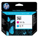 HP CH646A 761 Ink Jet Printhead - Magenta / Cyan