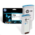 HP F9J67A 728 130ml Ink Cartridge - Cyan for HP DesignJet T830