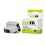 Icon Compatible Ink Cartridge Replacement for HP 02 C8721WA - Black