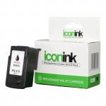 Icon Remanufactured Ink Cartridge Replacement for Canon PG512 - Black