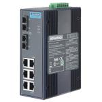 Advantech EKI-2728S-AE 6+2G SC Single-Mode Full Gigabit Unmanaged Ethernet Switch
