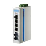 Advantech EKI-5525MI-AE 4+1 SC Multi-mode Unmanaged Ethernet Switch, ATEX/C1D2, -40 75