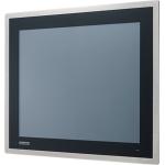 Advantech FPM-815S-R6AE 15" XGA Industrial Monitor with Resistive Touch Control, Direct VGA, DP Ports, and 304 Stainless Steel Front Bezel
