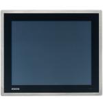 Advantech FPM-817S-R6AE 17" SXGA Industrial Monitor with Resistive Touch Control, Direct VGA, DP Ports, and 304 Stainless Steel Front Bezel