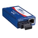 Advantech IMC-350-SST-PS-A Mini Media Converter, 100Mbps, Single-Strand 1310xmt, LFPT, 20km, SC, AC adapter