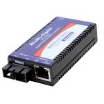Advantech IMC-371-MM-PS Mini Media Converter,1000Mbps, Multimode 850nm, 550m, SC, AC adapter (also known as IE-MiniMc 855-10730)
