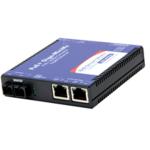 Advantech IMC-390-SE-PS Mini PoE+ Media Converter, 1000Mbps, Single mode 1310nm, 40km, SC,