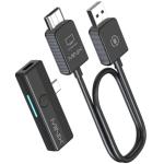 MINIX NEO C1 Plus 1080P 60Hz USB-C to HDMI Wireless Display Dongle with charging Port, Extender up to 50m - Flexible Display Options, MirrororExtendMode - Plug-and-play