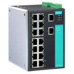 MOXA Industrial switch EDS-516A 16 port Managed Ethernet switch with 16X10/100BaseT(X) ports, 0 to 60°C operating temperature