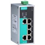 MOXA PoE switch EDS-P206A-4PoE-T 6-port Unmanaged Ethernet switch with 2 10/100BaseT(X) ports, 4 PoE ports, -40 to 75°C operating temperature