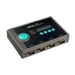 MOXA NPort 5450 4-port device server, 10/100M ethernet, RS-232/422/485 DB9 male, RS-232/422/485 12~48 VDC, 0~55°C, w/o adapter
