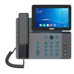 Fanvil V67 Flagship Smart Video Phone, 20 lines, adjustable 7-inch touch screen, support HD video call, built in WiFi & Bluetooth, HD voice microphone/speaker with noice reduction and antibacterial surfaces