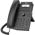 Fanvil X301P SIP phone - 2.3" with HD audio, dual 10/100 Mbps network ports & integrated PoE (optional PSU sold separately)