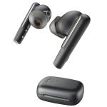 HP POLY HEADSETS 7Y8M2AA Poly Voyager Free 60 Carbon Black Earbuds +Basic Charge Case