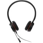 Jabra Evolve 30 II USB-A Wired On-Ear Headset with In-Line Controls - Teams Certified Plug and play / Busy Light / Mic Noise Cancellation