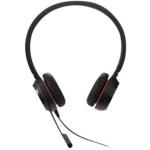 Jabra Evolve 30 II USB-A Wired On-Ear Headset with In-Line Controls - Teams Certified Plug and play / Busy Light / Mic Noise Cancellation