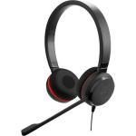 Jabra Evolve 30 II USB-C Wired On-Ear Headset with In-Line Controls - Teams Certified Plug and play / Busy Light / Mic Noise Cancellation