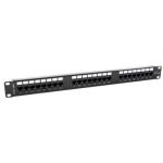 Dynamix PP-C6-24 24 Port 19 Cat6 UTP Patch Panel T568A & T568B Wiring - 1RU - 110 termination