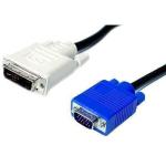 Dynamix C-DVI-VGA-2 DVI-A Male to VGA Male Cable - 2m 12+5 Pin