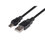 Dynamix C-U2AMB-2 2M USB 2.0 Type Mini B (5pin) Male to Type A Male Connectors