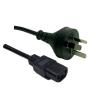 Dynamix C-POWERC3 10A 3 Pin Plug to IEC C13 Power Cord - 3m - Black 1.0mm Copper Core - SAA Approved Dynamix C-POWERC3 10A 3 Pin Plug to IEC C13 Power Cord - 3m - Black 1.0mm Copper Core - SAA Approved