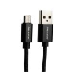 Jackson AV1117 1.5m USB-A to USB-C Sync    & Charge Cable. Braided Cable Provides Extra Durability, Black Colour.