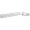 Jackson PT6868 6 Outlet 10A Powerboard with Overload Protection & 1m Lead Angled 3-Pin Plug - Wall Mountable - 230-240 VAC 50HZ - 2400W - Ideal for Printers / Computers / Laptops / TVs & More Jackson PT6868 6 Outlet 10A Powerboard with Overload Protection & 1m Lead Angled 3-Pin Plug - Wall Mountable - 230-240 VAC 50HZ - 2400W - Ideal for Printers / Computers / Laptops / TVs & More