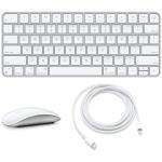Apple Magic Keyboard (Silver) + Magic Mouse Combo Bulk Pack -Take out from 24" iMac - 1 Year PB Warranty