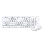Bonelk KM-322 Wireless Keyboard & Mouse Combo - White Slim