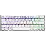 Cooler Master SK622 RGB Mechanical Gaming Keyboard - White Hybrid Wired & Wireless - Low Profile - 60% Mechanical - Red Switch
