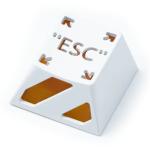 Keychron AT-7 ESC Key (1u) Aluminum Artisan Keycap - White