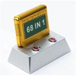 Keychron AT-12 Family Computer Aluminum Alloy Artisan Keycap - Aluminium Alloy Silver & Gold Artisan