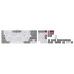 Keychron Double Shot ABS Keycap - Full Set - Grey and White Color