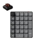 Keychron K0M-H3 K0 Max QMK Wireless RGB Backlight (Hot-Swappable) Milk POM Switch Brown Custom Number Pad