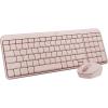 Logitech MK250 Bluetooth Desktop Keyboard & Mouse Combo - Rose Logitech MK250 Bluetooth Desktop Keyboard & Mouse Combo - Rose