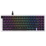 NZXT MiniTKL Compact Mechanical Keyboard - White Colour Gateron Red Switches, RGB Lighting