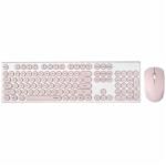 Rapoo X260 Wireless Optical Mouse & Keyboard pink
