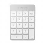 SATECHI Aluminum Slim Bluetooth Full Numeric Keypad For Mac and PC - Silver