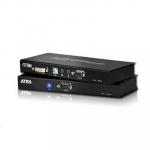 Aten CE602 DVI Dual-Link KVM Extender. extends up to 1024x768/60m and 2560x1600/40m, extends RS232 and 3.5mm audio