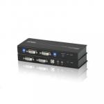 Aten CE604 USB DVI Dual KVM Extender extends 1024x 68/60m and 1920 x1200/30m, extends RS232 and 3.5mm audio