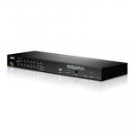 Aten CS1716A 16 Port PS/2-USB KVMP Switch. Included Cable: 1.8m PS/2 & USB x 1pc each.
