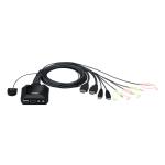 Aten CS22H 2 Port USB 4K/60Hz HDMI Cable KVM Switch