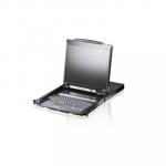 Aten CL5800N 19" Dual Rail LCD Console can be mounted in rack with a depth of 52-85 cm