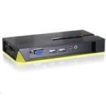 LevelOne KVM-0421 4 Port USB KVM Switch with Audio Sharing (includes 4 x 1.8m KVM cables)