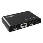 LENKENG LKV312V2.0-HDR 1 in 2 out HDMI Splitter with HDR and EDID - Supports Ultra HD Resolution 4K2K60Hz HDMI 2.0 and HDCP2.2 Compliant - Low Power Consumption - Plug and Play