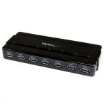 StarTech.com 7 Port SuperSpeed USB 3.0 Hub with Adapter